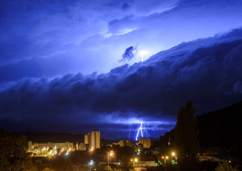 APTOPIX Hungary Weather
